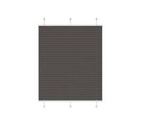 Vidaxl Store Plissé Noir 105x100 Cm Largeur Du Tissu 104,4cm Polyester
