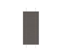 Store plissé noir 55x150 cm largeur du tissu 54,4 cm polyester, store plissé de fenêtre, store accordéon, store 4015134