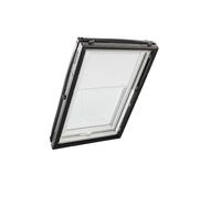 Store Plissé Originale Roto ZFA - Rail de Guidage Blanc - Plissé pour Fenêtres de Toit de la Série Designo R4/R7 et Classic K 43/73 - Taille 074/098 | 07/09 - Couleur du Tissu Blanc