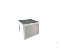 Store pour Pergola bioclimatique Evora pour Evora 6x3,6 m argile - Hespéride