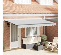vidaXL Cadre de store Anthracite 4 x 2 m Métal