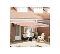 vidaXL Store rétractable 3330563 rayé multicolore 400 x 300 cm