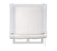 Store Romain Bateau sans Tige, Plissé Tamisant pour Fenêtres Et Portes. Store en Tissu pour Cuisine, Salon, Chambre Beige, 75x175