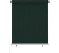 Store roulant d'extérieur 120x140 cm Vert foncé PEHD Vert G