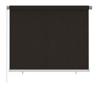 Store roulant d'extérieur 180x140 cm Marron PEHD