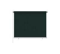 Store roulant d'extérieur 180x140 cm Vert foncé PEHD