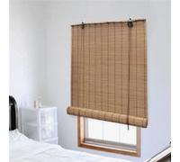 vidaXL Store Roulant en Bambou 150x160cm Marron Store Occultant Fenêtre Maison
