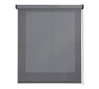 Store Screen Premium Aluminium Tube 38 STORESDECO Gris Foncé 140x 180 cm | Mécanisme télescopique, aluminium premium, tube 38 mm, protection solaire UV, tissu Screen thermique, grande stabilité pro