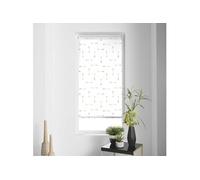 Store tamisant imp. metallique 90 x 180 cm polyester flechaline Blanc