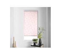 Store tamisant imp. metallique 90 x 180 cm polyester flechaline Rose