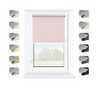 Store Thermique pour fenêtre - Couleur Pastel Tendance - Store Thermique élégant - Montage Rapide - Rose - 57,5 x 150 cm (Stoffbreite: 53,5)