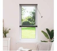 Store vénitien extérieur vidaXL en aluminium noir mat - modèle 42006138