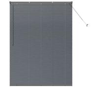 Store vénitien moderne - vidaXL - Gris foncé - Aluminium - 135x175 cm - Finition mate - Ajustable