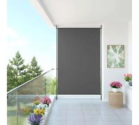 Store vertical d'extérieur - Store de balcon - Dimensions : 1,5 x 2,7 m - Sans perçage - Manivelle - Imperméable et occultant, revêtementPolyuréthane- Protection contre les regards indiscrets et le ve