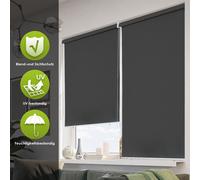Store vertical Fiqops 180 x 240cm store balcon protection solaire, store vertical résistant aux UV, coupe-vent et pare-vue, en métal et polyester,Anthracite