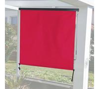Store vertical HWC-F42, store vertical pare-vue store extérieur enrouleur, protection UV 50 tissu ~ 250x180cm, bordeaux-rouge