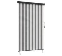 Store vidaXL anthracite et blanc, 180 x 250 cm, tissu et aluminium