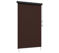 Store vidaXL marron 80 x 250 cm, tissu et aluminium