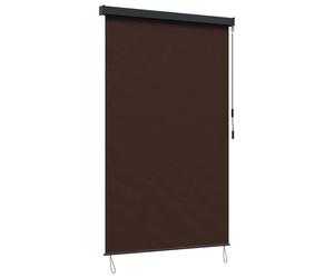 Store vidaXL marron 80 x 250 cm, tissu et aluminium