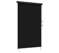 Store vidaXL noir 160 x 250 cm, tissu et aluminium