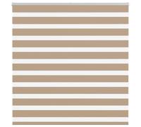 vidaXL Store zèbre largeur tissu 135,9 cm - Marron sable