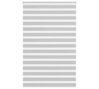 Store zèbre gris clair largeur du tissu 145,9 cm polyester vidaXL