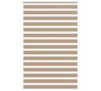 Store zèbre gris clair largeur du tissu 95,9 cm polyester vidaXL