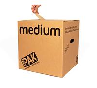 StorePAK Lot de 7 boîtes de rangement recy s Marron moyen Capacité 64 l