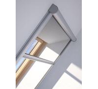 Stores anti-moustiques Unyqoos® Timlux pour fenêtres de toit Velux MK06 (M6) – Gris anthracite, adaptés aux dimensions de 78x118 cm à 76x200 cm