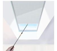 Stores cellulaires manuels fenêtres de toit semi-occultants | Commande manuelle avec tige extensible, isolation thermique, filtration de la lumière, 180 x 226 cm pour fenêtres de toit inc