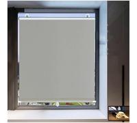 Stores Enrouleurs À Ventouses Sans Perçage,Stores À Rouleau Occultants Pour Fenêtres,Rideaux Occultants 30-80cm Large,Stores Enroulables Pare-soleil Rétractables/portables,grey-45x150cm/18*59in
