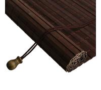 Stores enrouleurs en bambou personnalisables 135 x 110 cm - Protection UV et intimité - Traitement de fenêtre en bois de bambou respectueux de l'environnement pour décoration d'intérieur