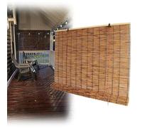 Stores enrouleurs rétro en Bambou, imperméables, Disponibles en 45 55 65 75 85 95 105 115 125 135 145 155 cm, filtrant la lumière, pour pergola Gazebo véranda(W95cm x H160cm)