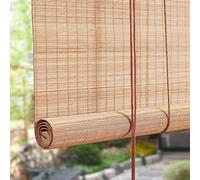 Stores Venitiens Bois pour Veranda Store en Bambou Naturel Store Enrouleur | Exterieur Bambou Vertical Bambou Naturel Intérieur Respirant Anti UV pour Jardin Fenêtres (90 * 180cm/36 * 71in)