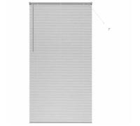 vidaXL Stores vénitiens Aluminium 220 x 120 cm Argenté – Ajustable, contrôle de la lumière