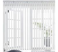 Stores verticaux occultants pour portes et fenêtres - Taille et couleur réglables - Installation facile avec kit de montage inclus (95 cm x 250 cm)
