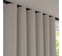 STORESDECO Rideau Occultant Blackout XXL Hauteur 3 Mètres, Polyester avec Galon Fronceur, Blackout Total et Intimité, Isolation Thermique, Fenêtres et Portes, Pierre 200x300 cm