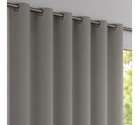 STORESDECO Rideau Occultant Blackout XXL Hauteur 3 Mètres, Polyester avec Œillets, Blackout Total et Intimité, Isolation Thermique, Fenêtres et Portes, Pierre 280x300 cm