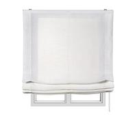 STORESDECO - Store Bateau sans Tige, Plissé Tamisant pour Fenêtres Et Portes | Couleur Blanc, 150 cm x 175 cm