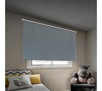 STORESDECO - Store Enrouleur Occultant Thermo, Installation Facile, Stores sans Perçage, Idéal pour Fenêtres Battante et Basculante | EasyFix Thermo, Couleur Argent, 45 cm x 180 cm