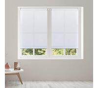 STORESDECO - Store Enrouleur Tamisant, Installation Facile, Stores sans Perçage, Idéal pour Fenêtres Battante et Basculante | EasyFix, Couleur Blanc, 120 cm x 180 cm