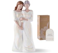 Storieme Mom Birthday Gifts from Daughter: Unique Moms Gift for Mothers Day Christmas Mother of The Bride Gifts Mother Daughter Figurines Statue