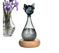 Storm Glass Station de prévision météorologique intérieure en forme de chat