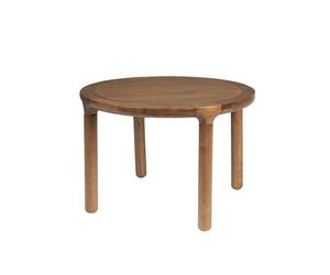 STORM - Table basse en bois de frêne marron D 60 Marron