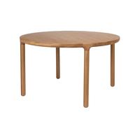 STORM - Table de repas ronde en bois de chêne D 128 Marron