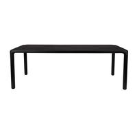 STORM - Table repas en bois frêne noir L220 Noir