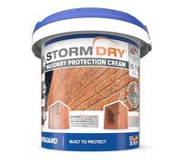 Stormdry Hydrofuge Anti Infiltration 5L - Imperméabilisant Façade Brique, Béton, Pierre, Mortier, Ciment & Granit - Protection Mur Extérieur 25 Ans Respirante