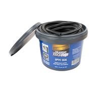 Stormguard Joint de rechange en uPVC en caoutchouc pour porte et fenêtre Noir 25 m
