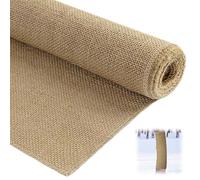 Storystore Rouleau de tissu en toile de jute naturelle de 40 cm x 6 m, protection contre le gel et le gel pour plantes d'extérieur, arbres, arbustes ou décoration, artisanat, jardinage