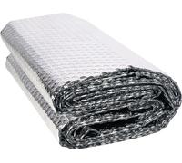 Storystore Rouleau d'isolation thermique en aluminium pour fenêtre, sol, plafond, porte de garage, camping-car, toit - 120 cm x 3 m